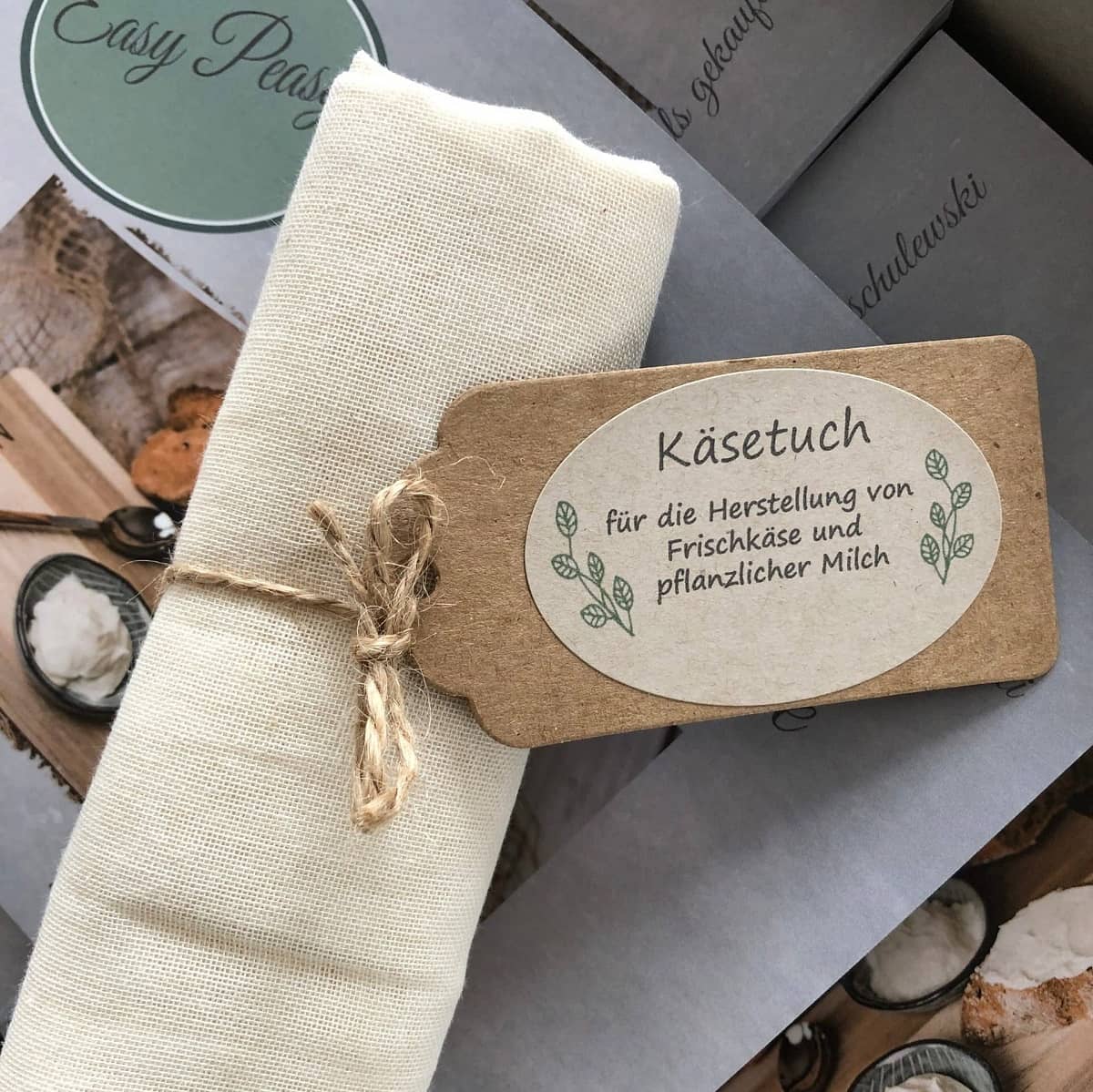 Nussmilchtuch/ Käsetuch/ Passiertuch aus Baumwolle