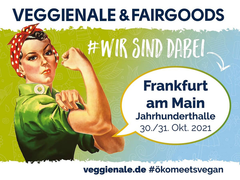 Sehen wir uns auf der Veggienale & FairGoods in Frankfurt am 30./31. Oktober? - Grüner Gedanke