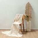 Baumwolldecke | Tagesdecke | Bettdecke | Sofadecke 140x200 cm LINGGAH handgewebt aus Baumwolle