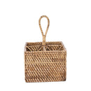 Der Rattan-Besteckbehälter Nr. 4 – Naturbraun