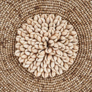 Die Muschel Guadeloupe auf Ständer – Naturweiß