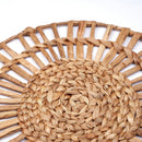 Tischset (2er, 4er oder 6er Set) CARUBAN | 38 cm großes Boho-Tischset rund aus Wasserhyazinthe