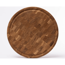 Hirnholz-Schneidebrett - WOODSTONE - Rund - Eiche - Ø42 cm