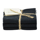 Gestrickte Spültücher/ Wischtücher Schwarz - Hochwertig, nachhaltig und stilvoll | Grüner Gedanke