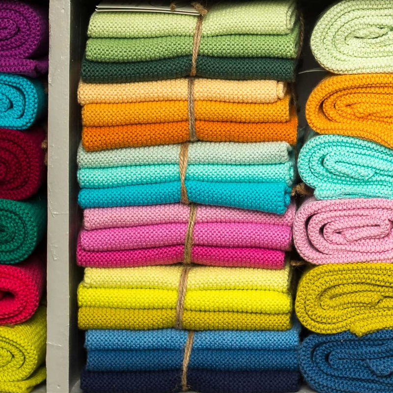 Gestrickte Spültücher/Wischtücher in verschiedenen Farben von Solwang Design
