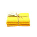 Gestrickte Spültücher/Wischtücher Gelb Kombi von Solwang Design