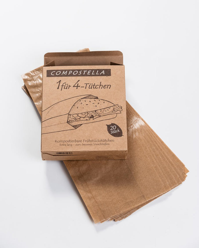 1 für 4 - Tüten aus Papier (klein oder groß) - Hochwertig, nachhaltig und stilvoll | Grüner Gedanke