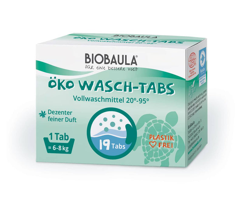 Vollwaschmittel Öko Wasch Tabs von Biobaula