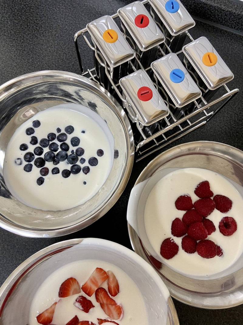 joghurt in edelstahl aufbewahren Edelstahl Eisformen von Brotzeit