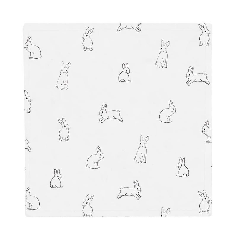 Leinen Servietten Motiv Kaninchen von Eulenschnitt | Bild Maggy Melzer