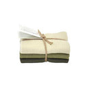 Gestrickte Spültücher/ Wischtücher Oliv Kombi - Hochwertig, nachhaltig und stilvoll | Grüner Gedanke