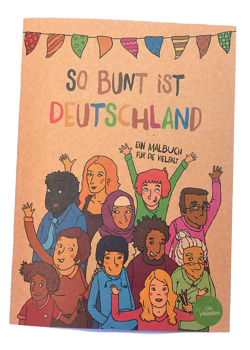 Malbuch für die Vielfalt - Deutschland Edition