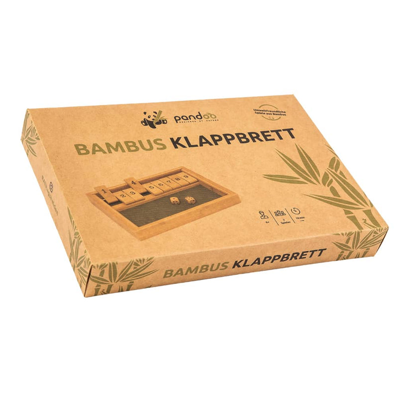 Klappbrett Spiel aus Bambus - Hochwertig, nachhaltig und stilvoll | Grüner Gedanke