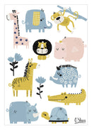 Klebetattoos "Tierische Kumpels" - Hochwertig, nachhaltig und stilvoll | Grüner Gedanke