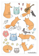 Klebetattoos "Tierische Kumpels" - Hochwertig, nachhaltig und stilvoll | Grüner Gedanke