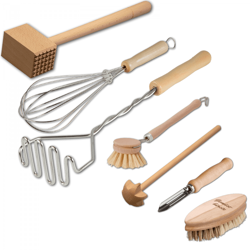 Küchenhelfer Set 7-teilig aus Holz