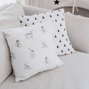 Leinen Kissenbezug Kissenhülle Motiv Rehe - Hochwertig, nachhaltig und stilvoll | Grüner Gedanke