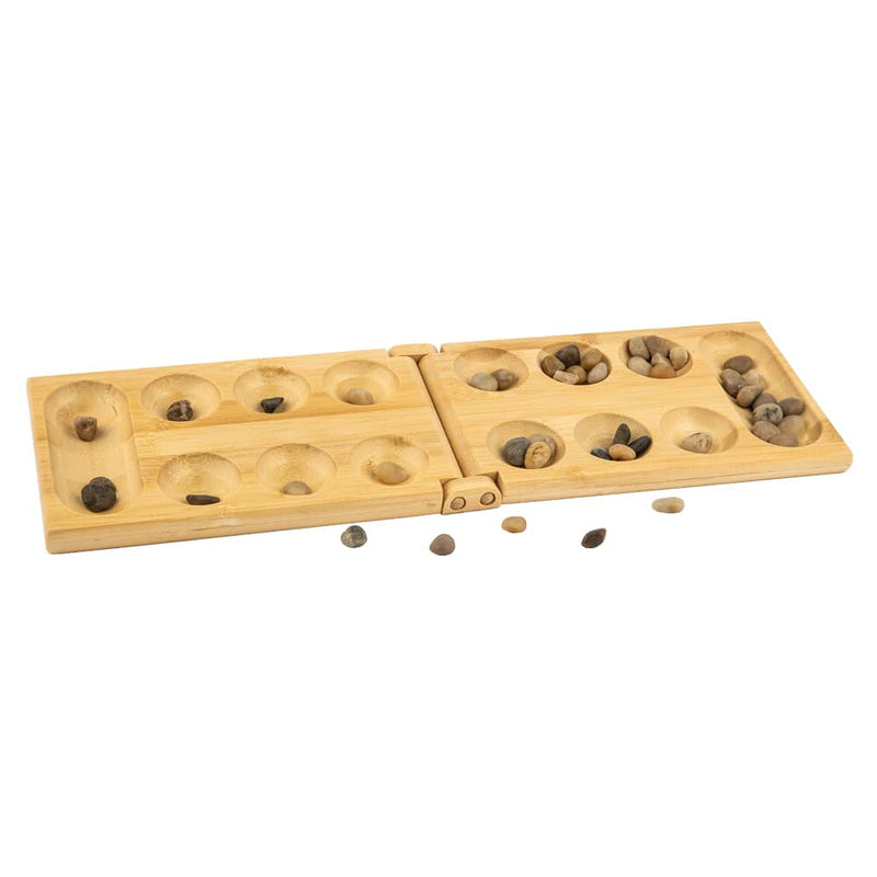 Mancala Bohnenspiel aus Bambus - Hochwertig, nachhaltig und stilvoll | Grüner Gedanke