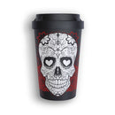 Mehrweg To - Go Becher Tattoo - Edition Sugar Skull - Hochwertig, nachhaltig und stilvoll | Grüner Gedanke
