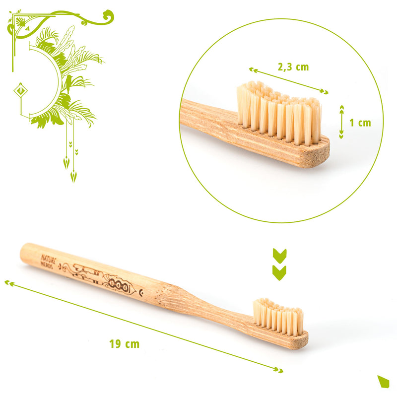 Bambus Zahnbürste für Erwachsene von Nature Nerds