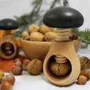 Nussknacker "Pilz" mit Schraubgewinde und dunklem Kopf - Hochwertig, nachhaltig und stilvoll | Grüner Gedanke