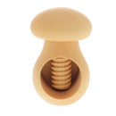 Nussknacker "Pilz" mit Schraubgewinde und hellem Kopf - Hochwertig, nachhaltig und stilvoll | Grüner Gedanke