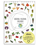Saisonal - Regional Kalender DinA4 - Hochwertig, nachhaltig und stilvoll | Grüner Gedanke