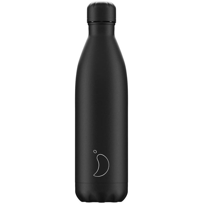 Trinkflasche Monochrome All Black (750 ml) - Hochwertig, nachhaltig und stilvoll | Grüner Gedanke