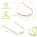 Zungenreiniger aus Kupfer (3 Stück) - Hochwertig, nachhaltig und stilvoll | Grüner Gedanke